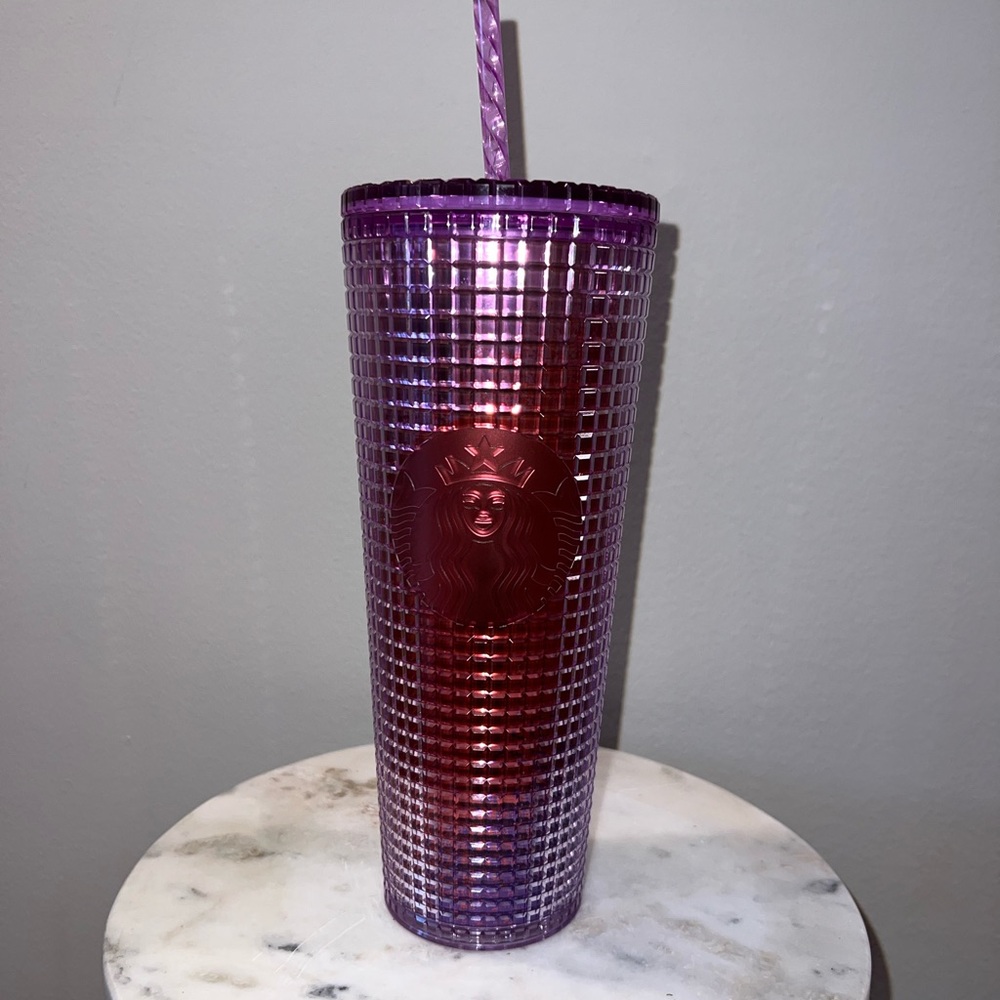 Starbucks Purple and pink Tumbler 24oz.